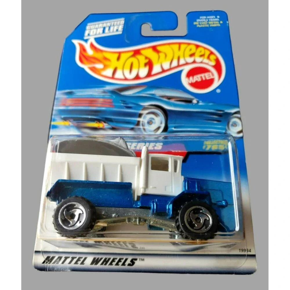 Vintage 1998 Hot Wheels OSHKOSH P-SERIES SNOW PLOW Blue #765 MAINLINE ORSB Blade